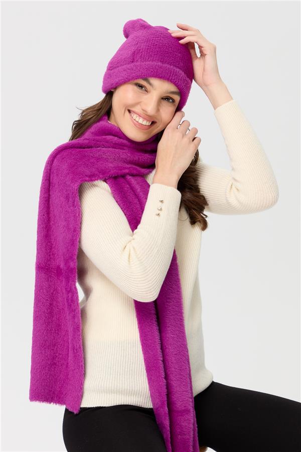 Женский трикотажный шарф