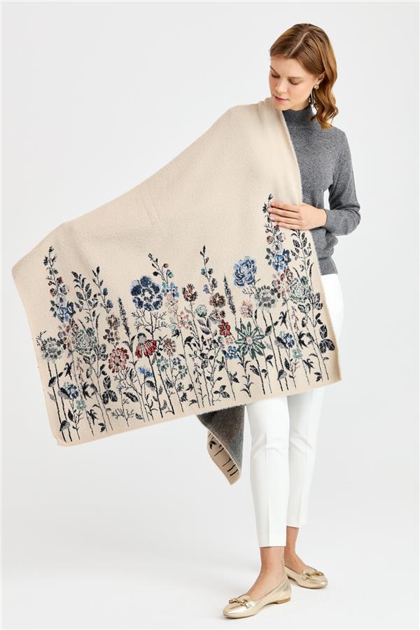 Womens Wool Shawl 01