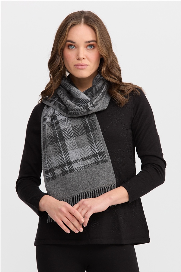 Женский шерстяной шарф КОПЧЕНЫЙ