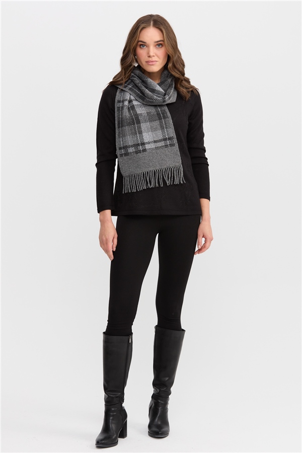 Женский шерстяной шарф КОПЧЕНЫЙ