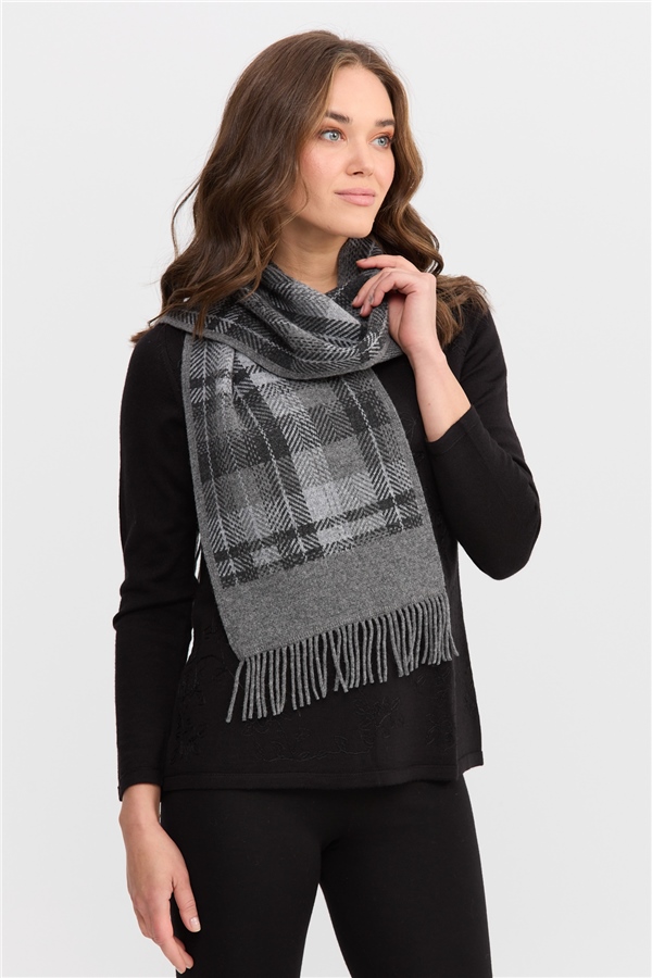 Женский шерстяной шарф КОПЧЕНЫЙ