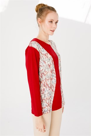 Womens Blouse K.Red