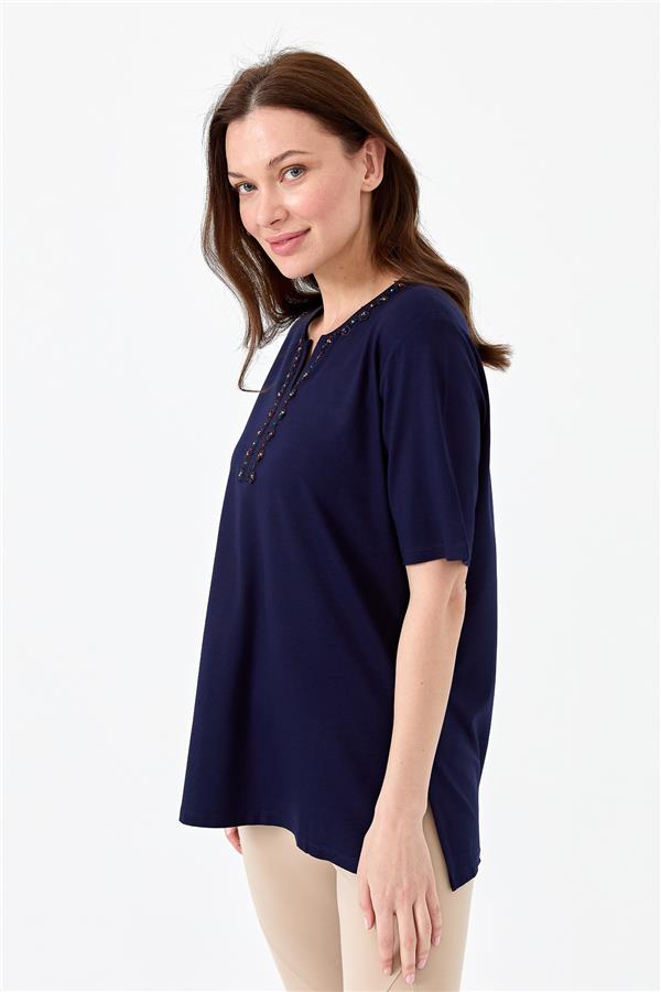 Womens T-Shirt Navy Blue