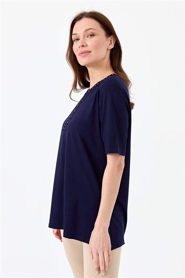 Womens T-Shirt Navy Blue