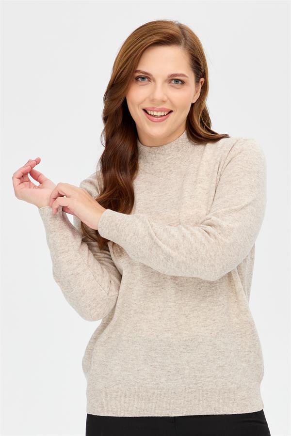 Женская классическая блузка с полуводолазкой