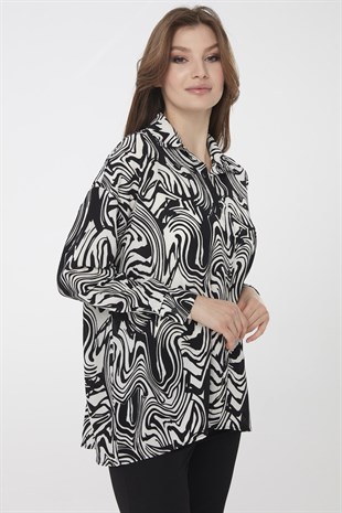 Женская рубашка с рисунком 