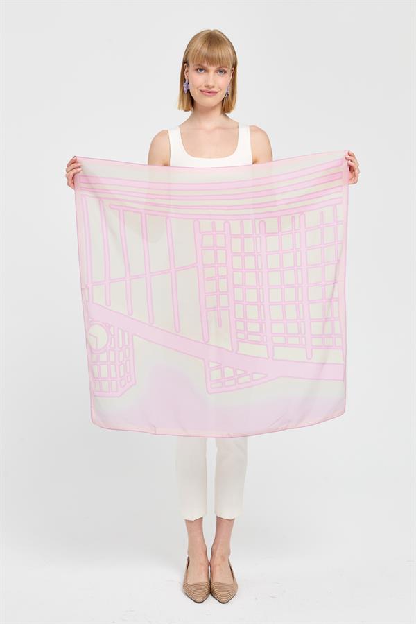 Шелковый шарф специального дизайна 03