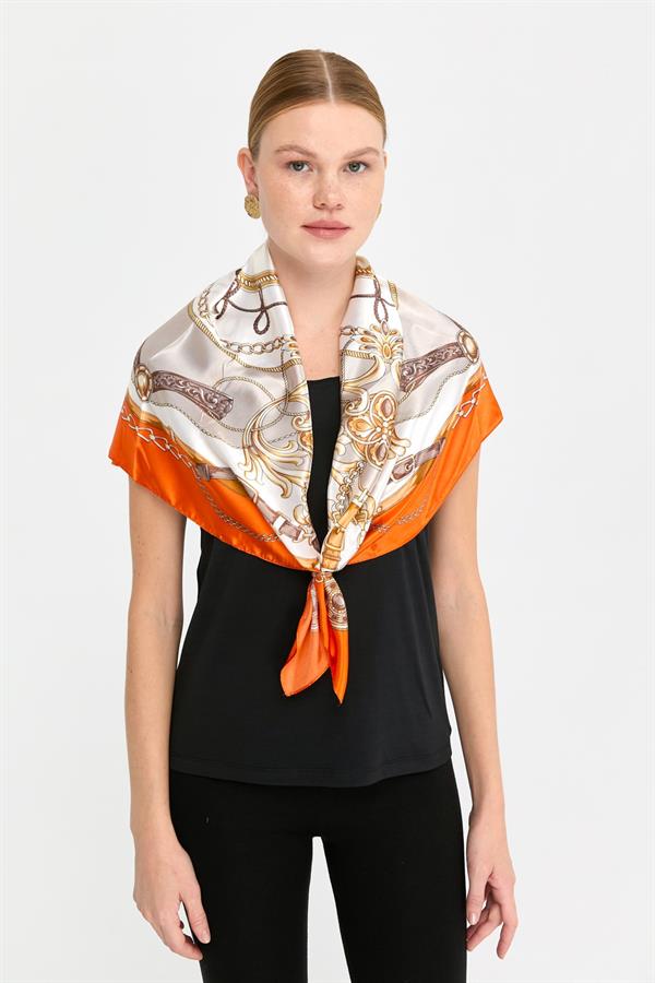 Özel Tasarım İpek Eşarp 04