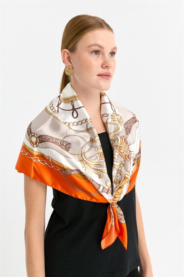 Özel Tasarım İpek Eşarp 04