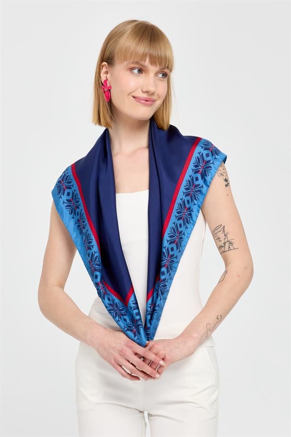 Шелковый шарф специального дизайна 05