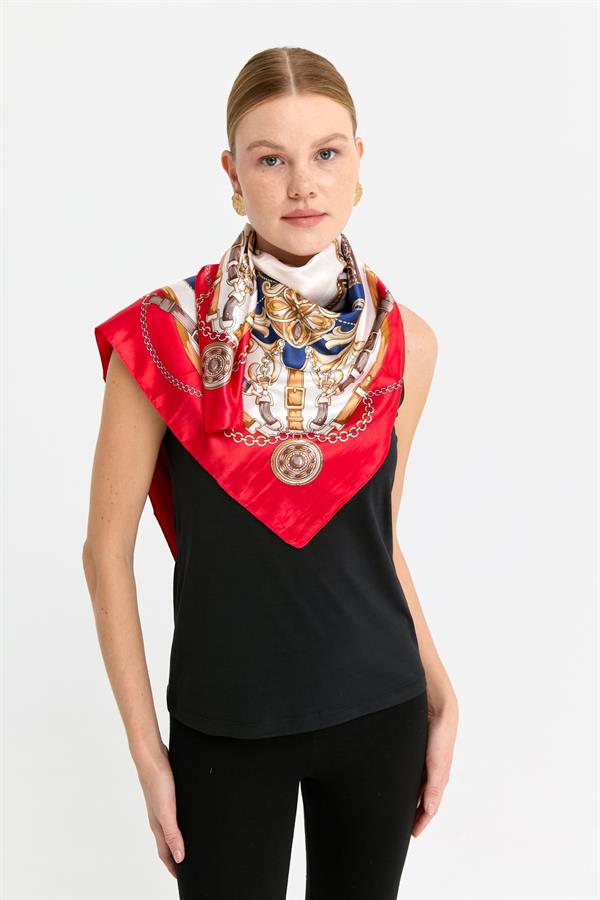 Özel Tasarım İpek Eşarp 06