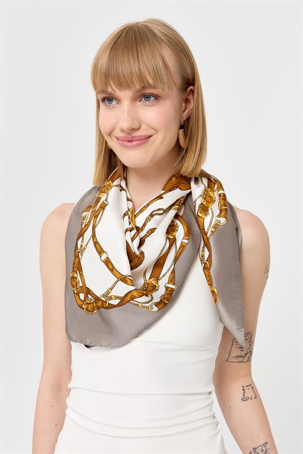 Шелковый шарф специального дизайна 08