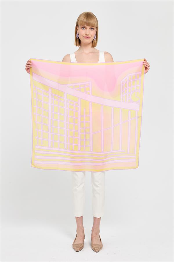 Шелковый шарф специального дизайна 12