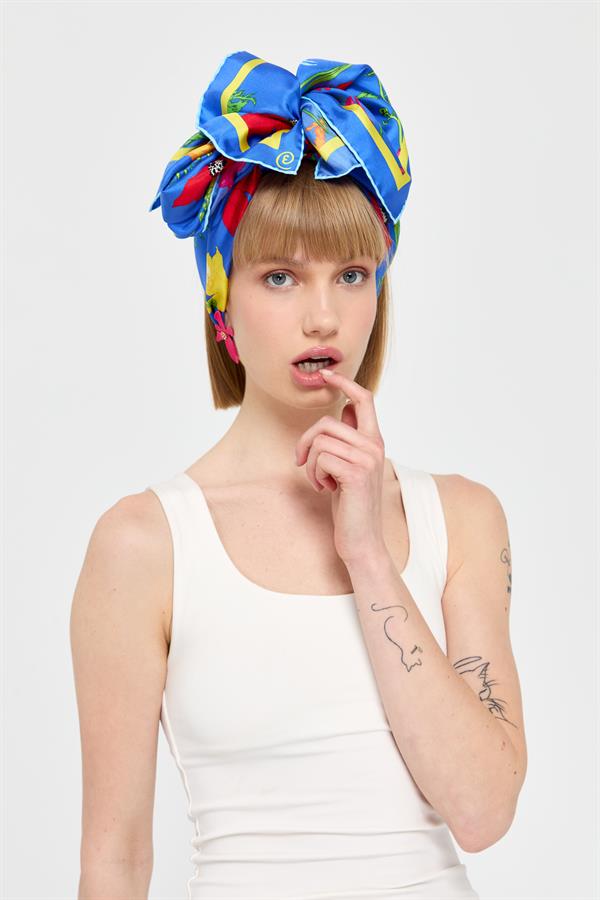 Шелковый шарф специального дизайна 04