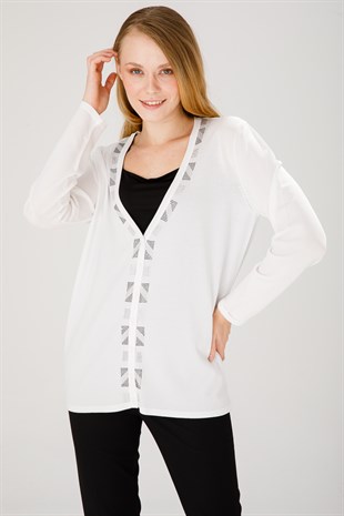 Женский трикотаж Джемпер кремовый