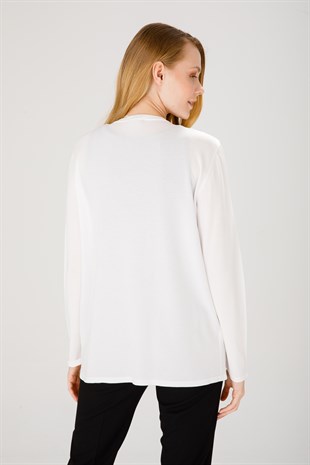 Женский трикотаж Джемпер кремовый