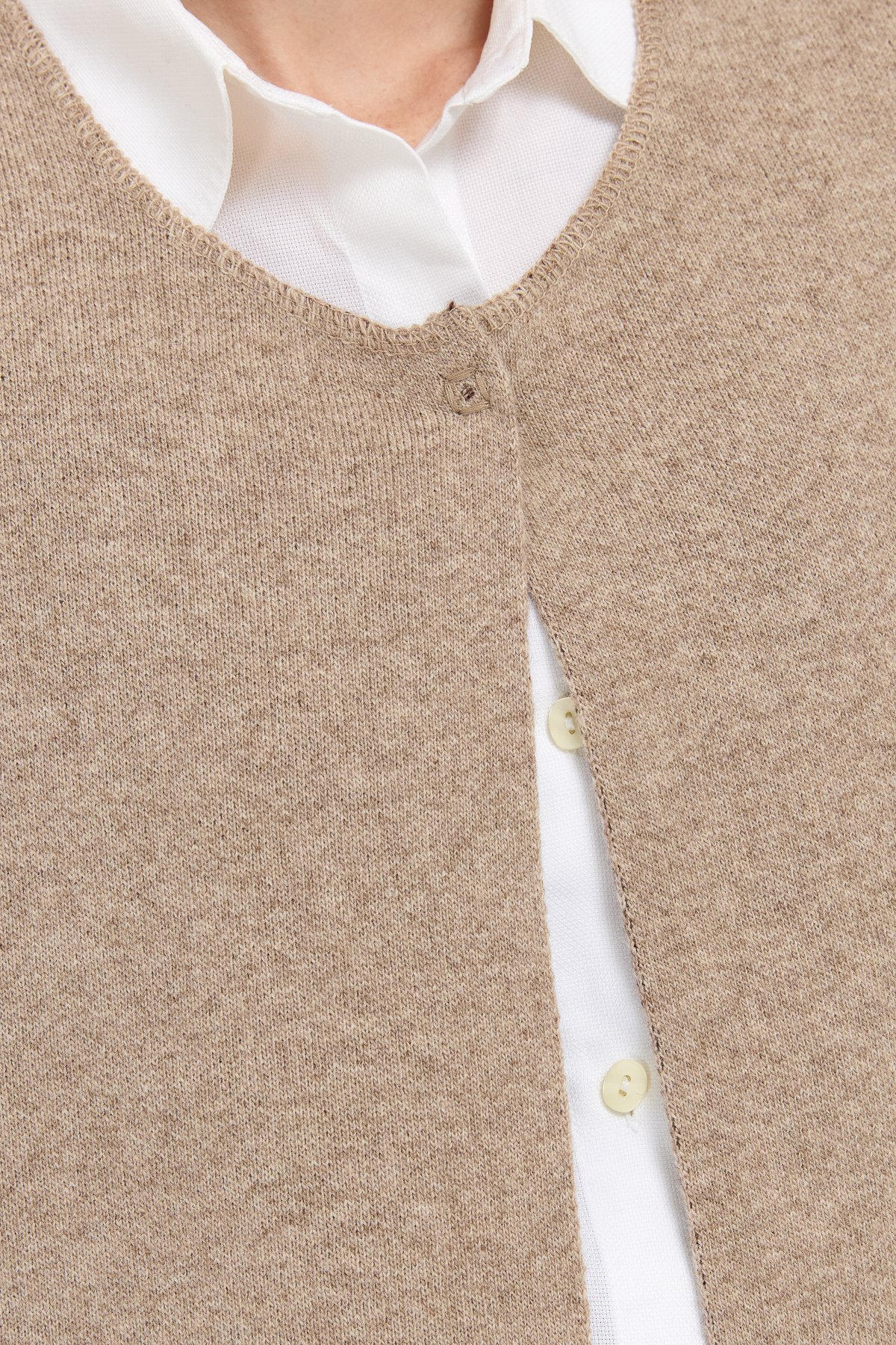 Women's Crew Neck Wool Vest