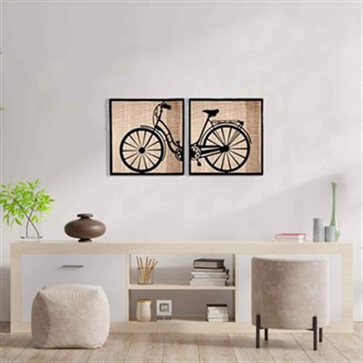 Vélo Décoration Murale Metallique