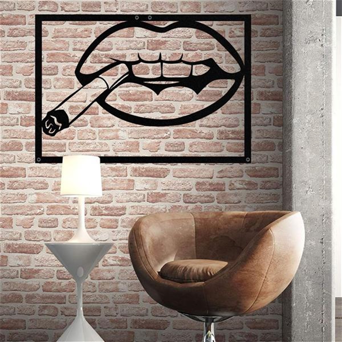 Addicted Décoration Murale en Métal