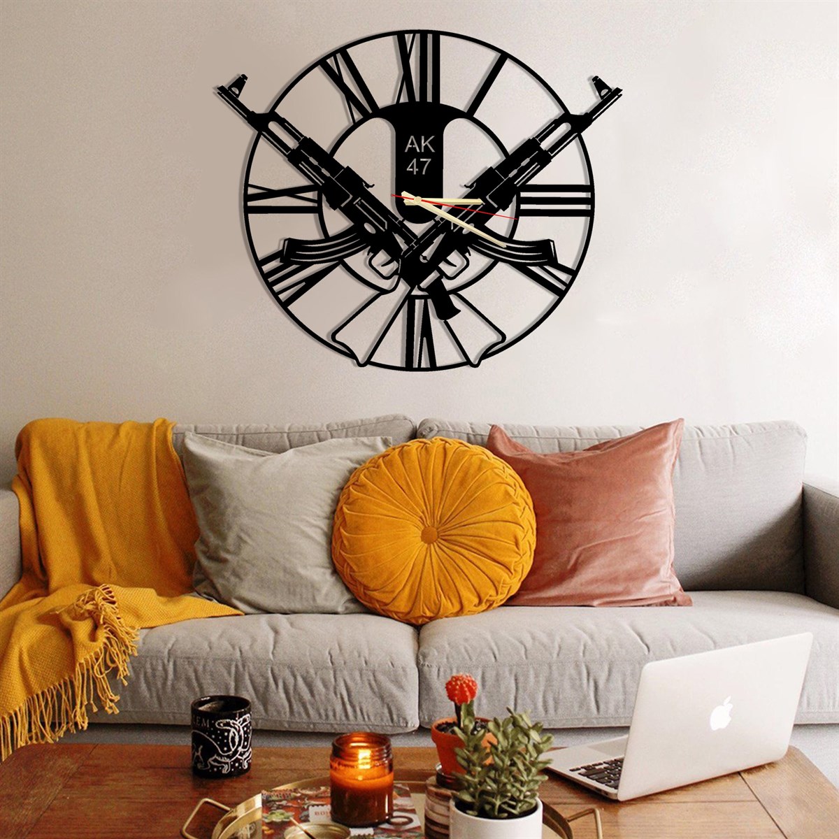 AK-47 Horloge Murale