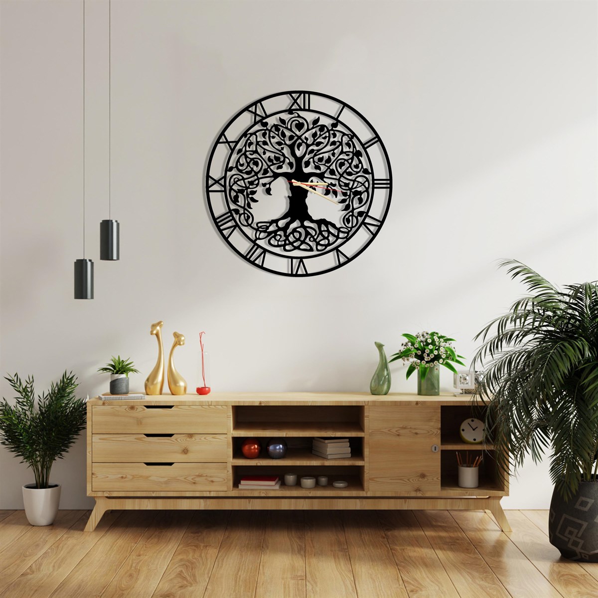 Arbre De La Vie Horloge Murale
