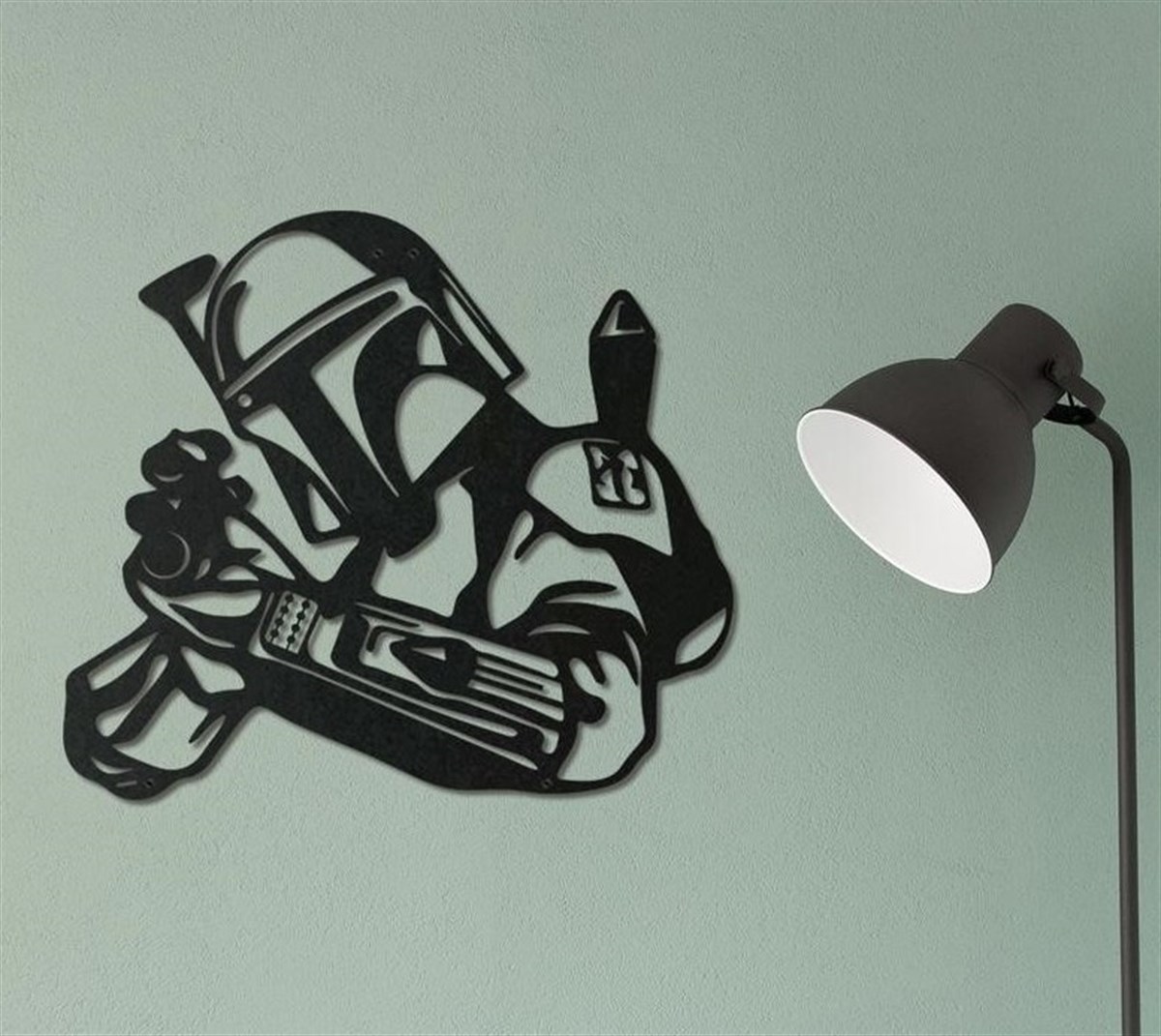 Boba Fett Décoration Murale en Métal