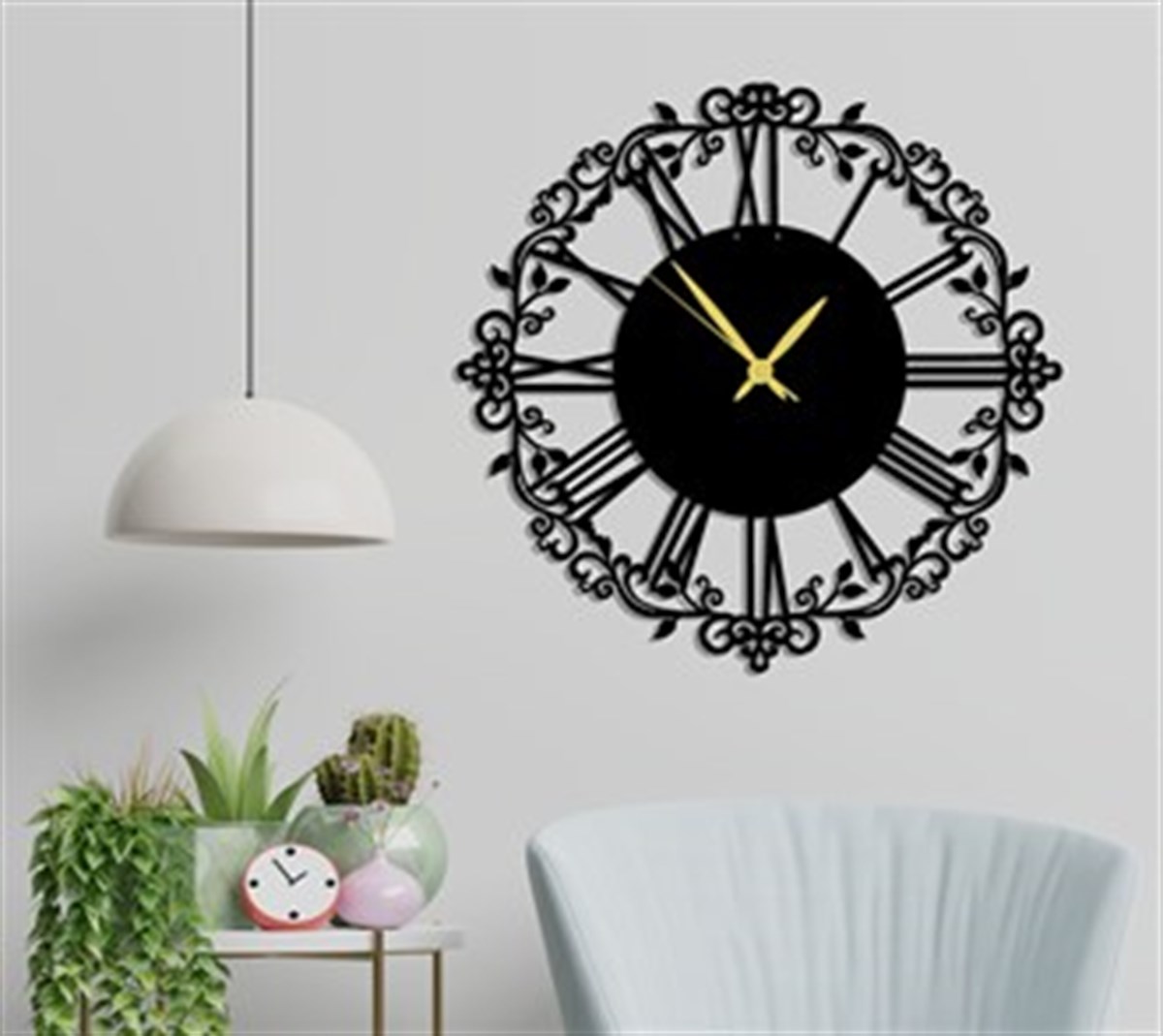Branche De Printemps Horloge Murale