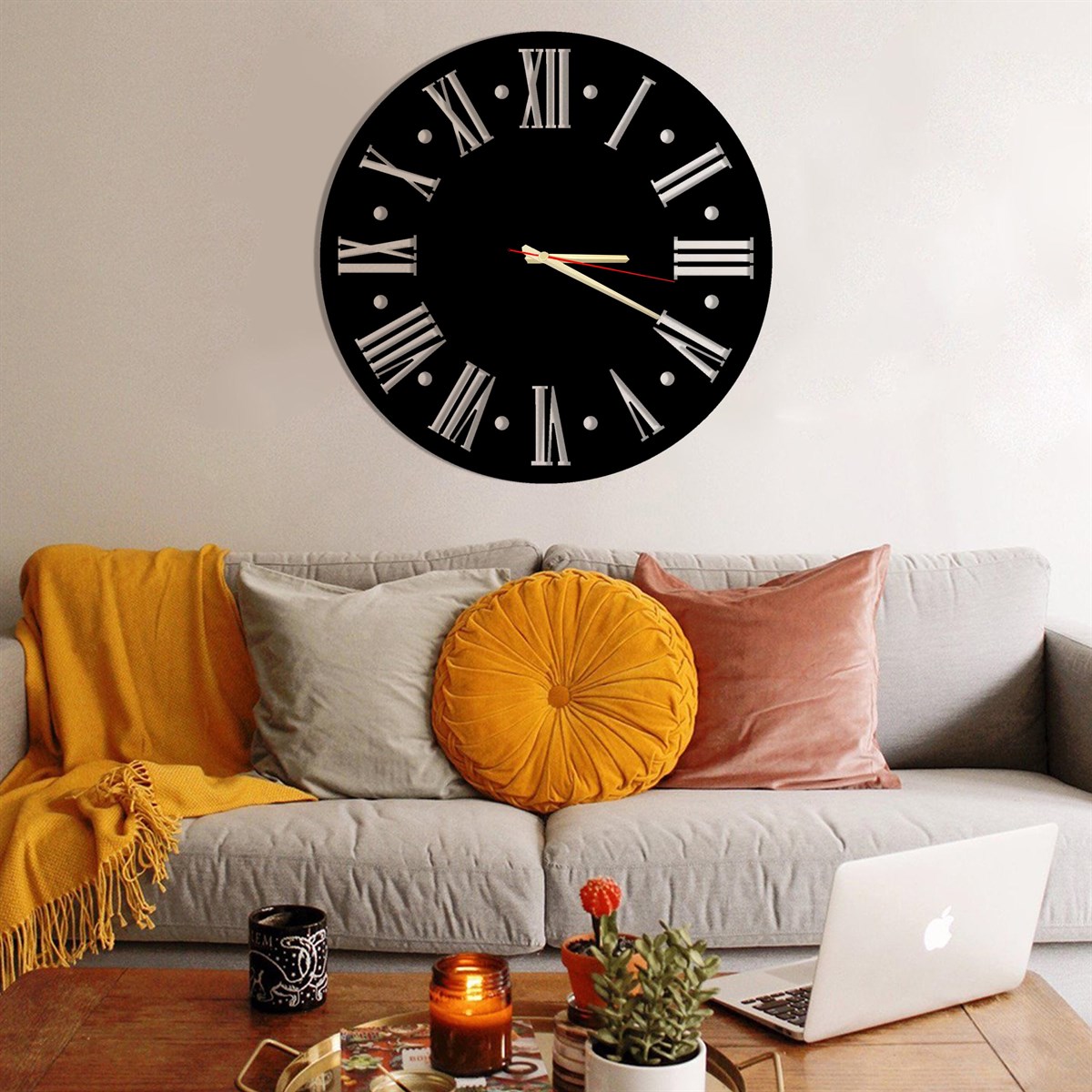 Chiffre Romain 2 Horloge Murale