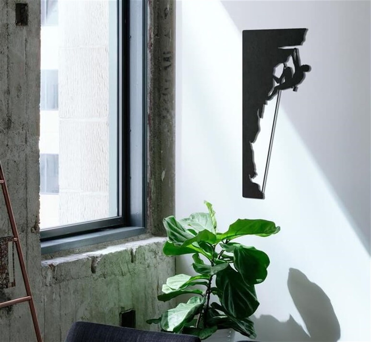 Climbing Décoration Murale en Métal