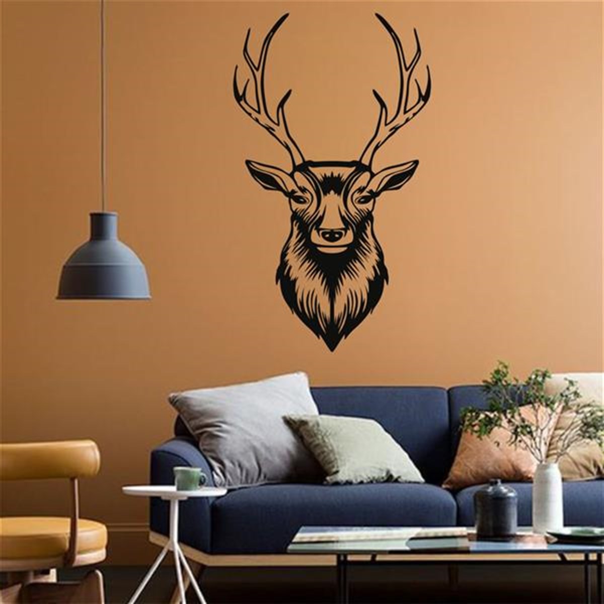 Deer Décoration Murale en Métal