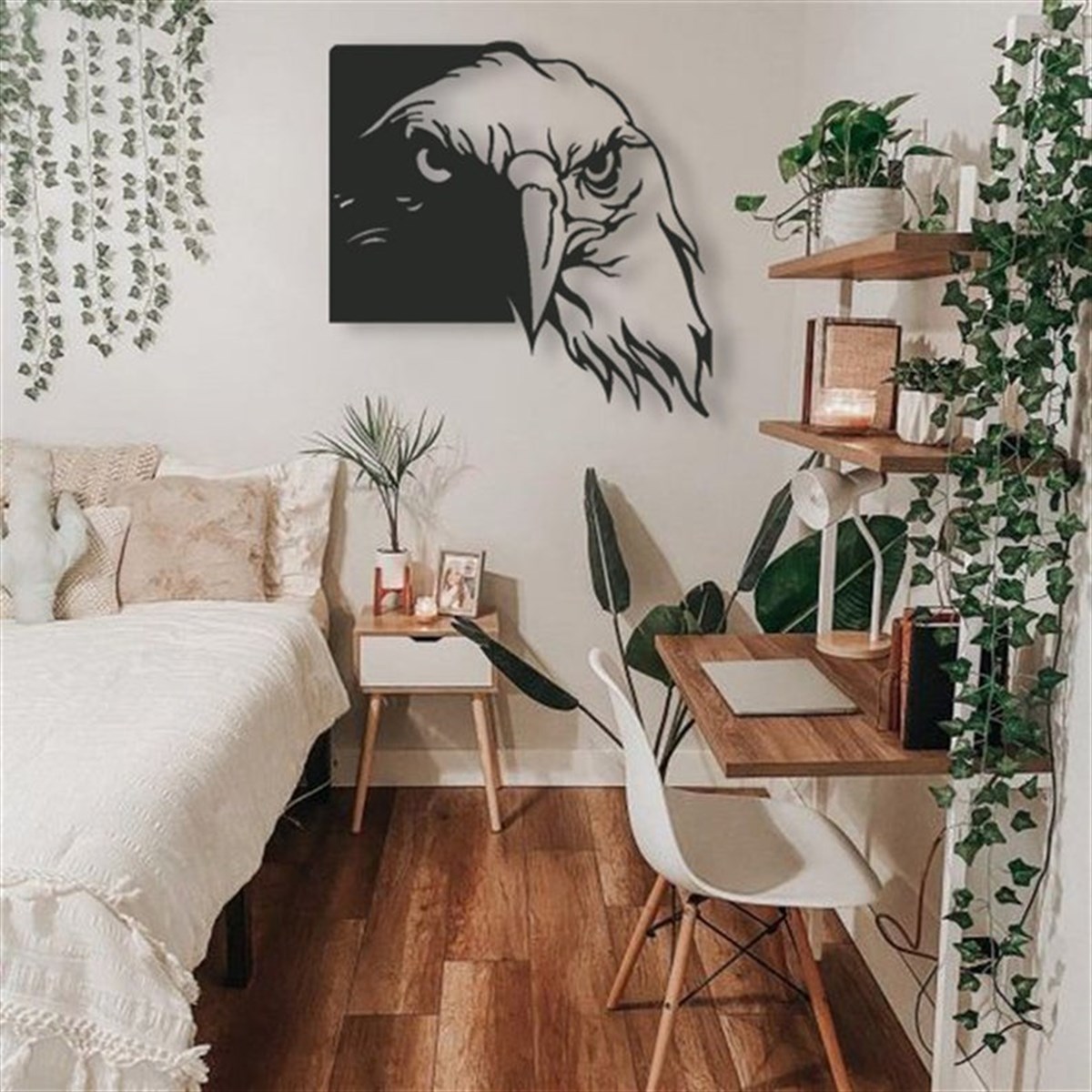 Eagle Décoration Murale Metallique