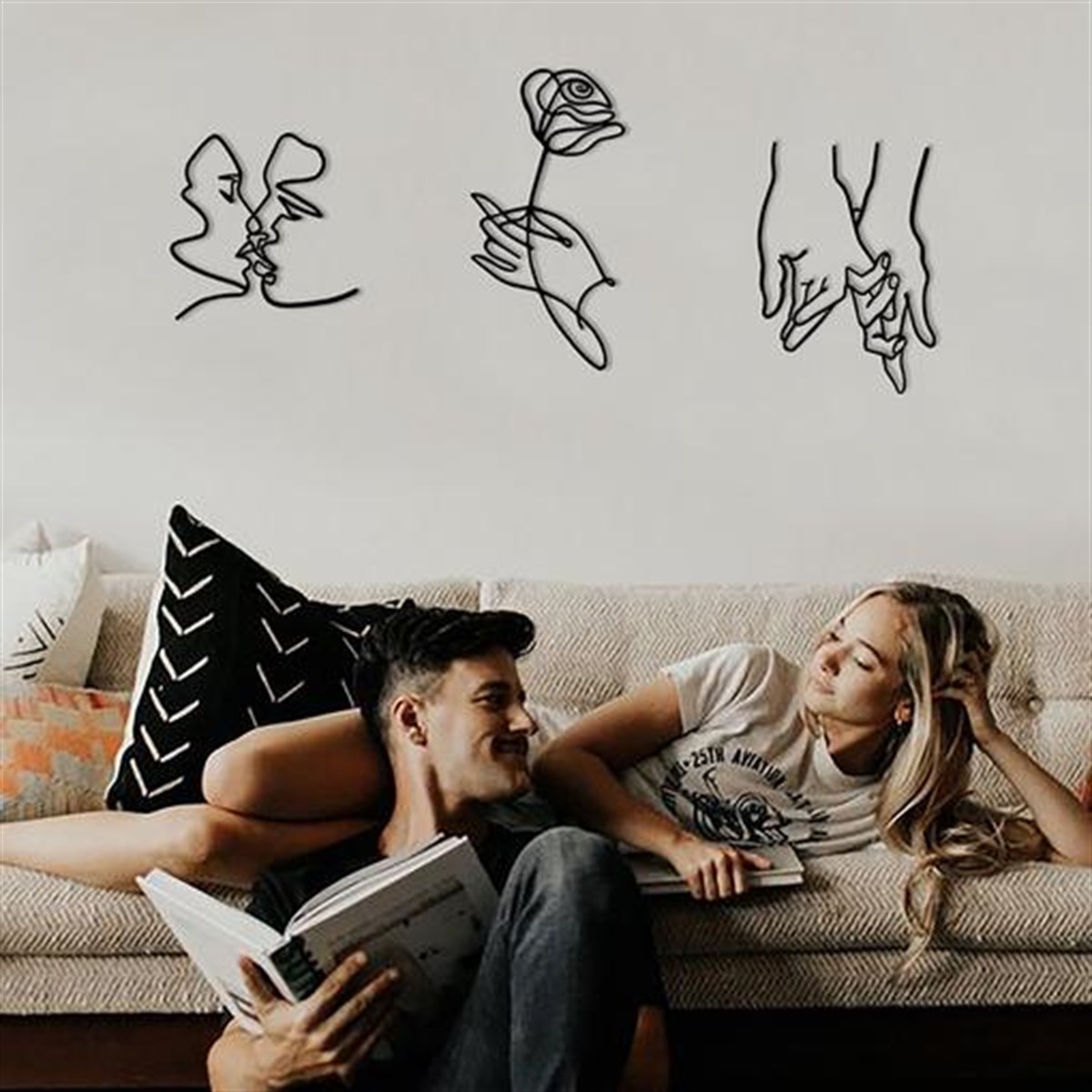 Eternity Décoration Murale en Métal