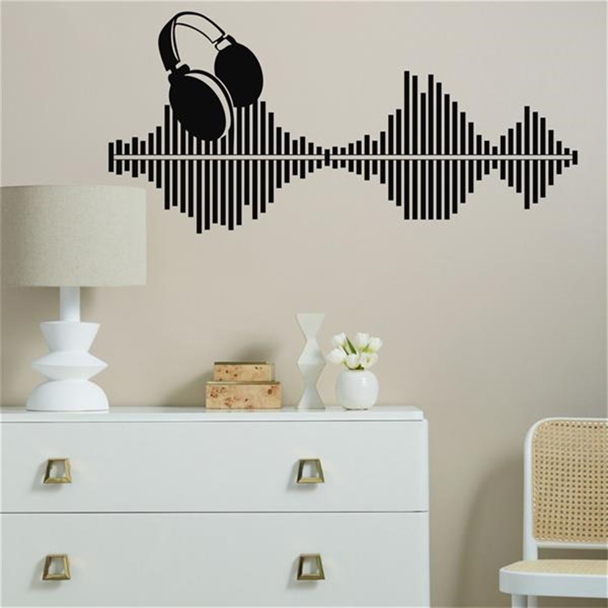 Frekans Décoration Murale en Métal