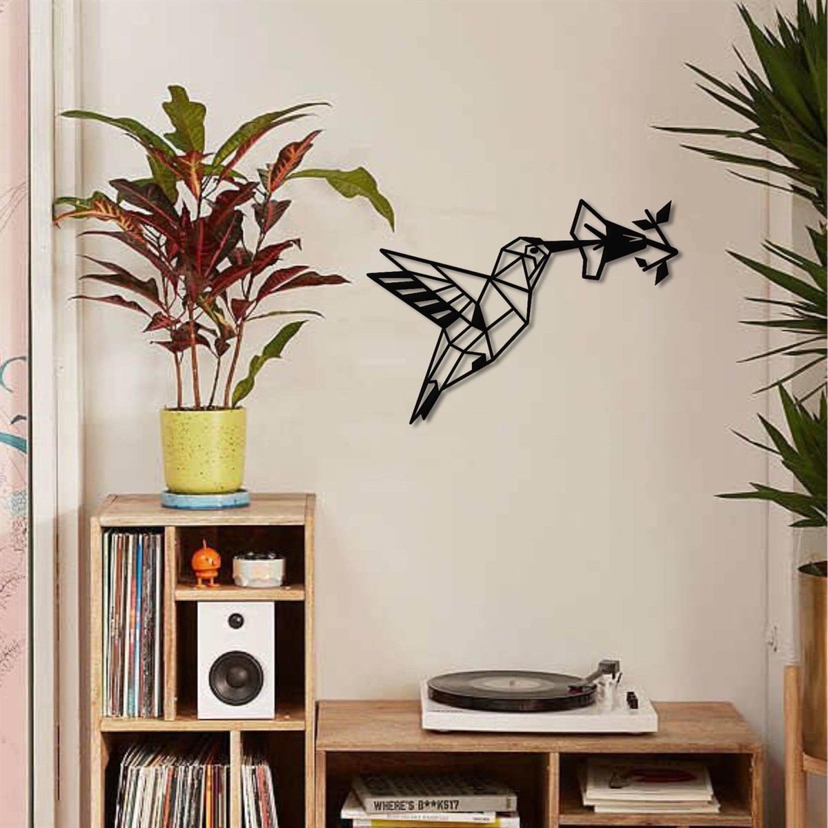 Hummingbird Décoration Murale en Métal