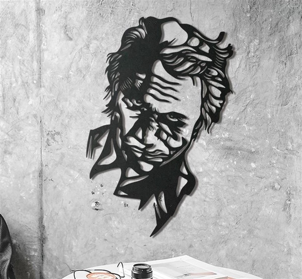 Joker 3 Décoration Murale en Métal
