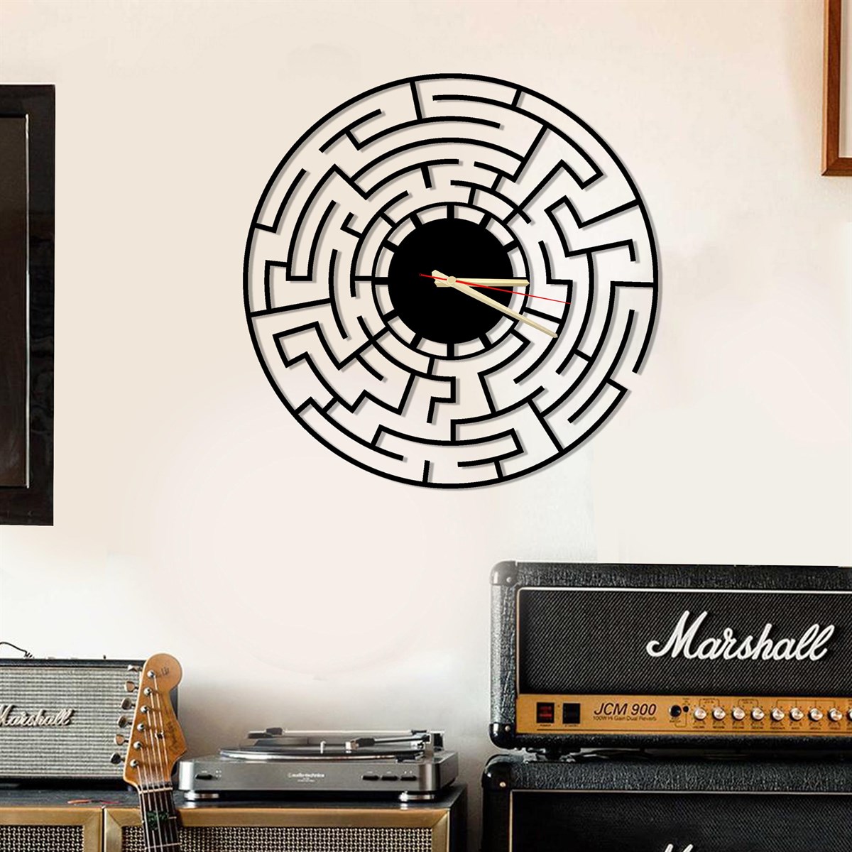 Labyrinthe-2 Horloge Murale