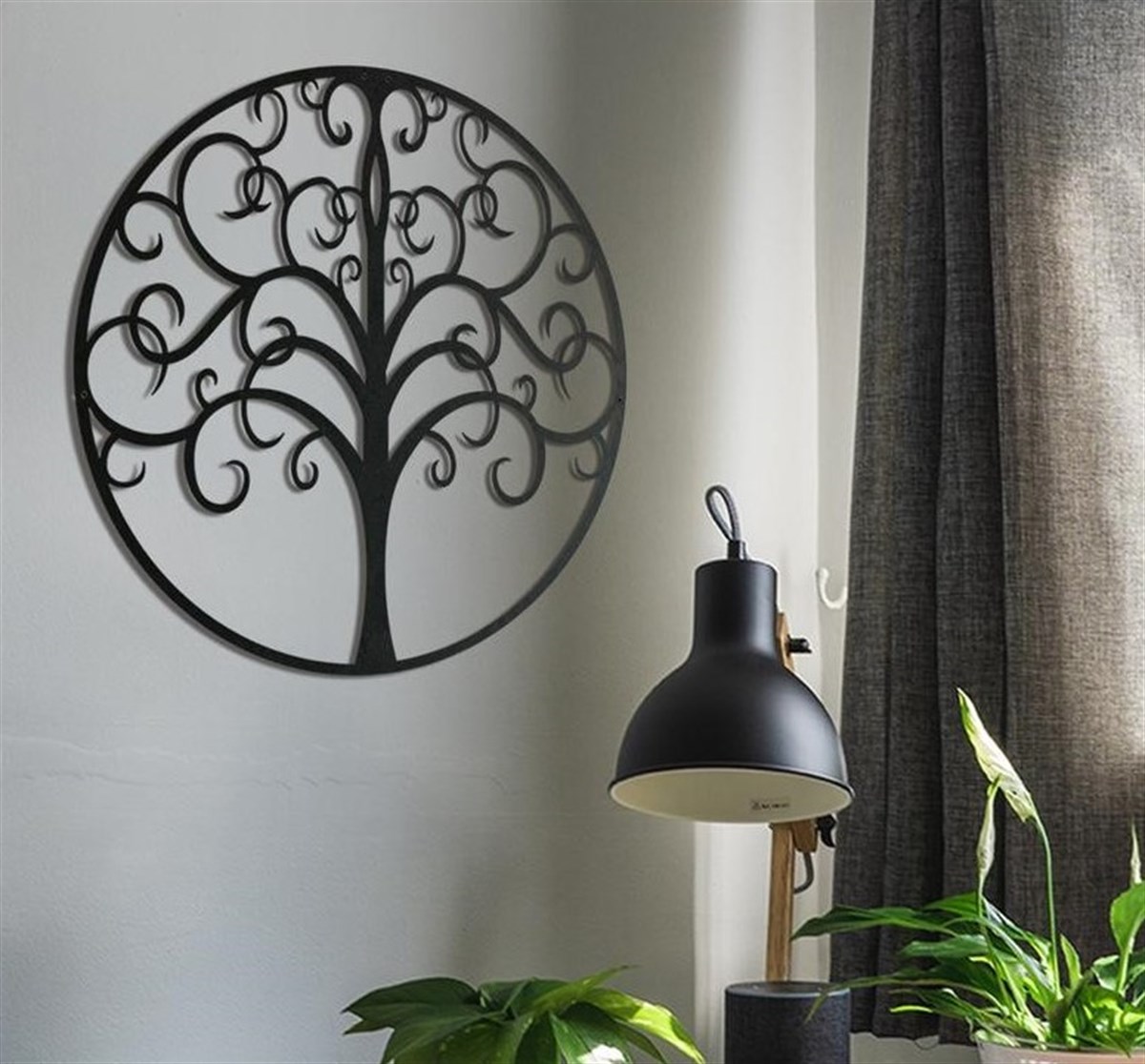 Life Tree 2 Décoration Murale en Métal