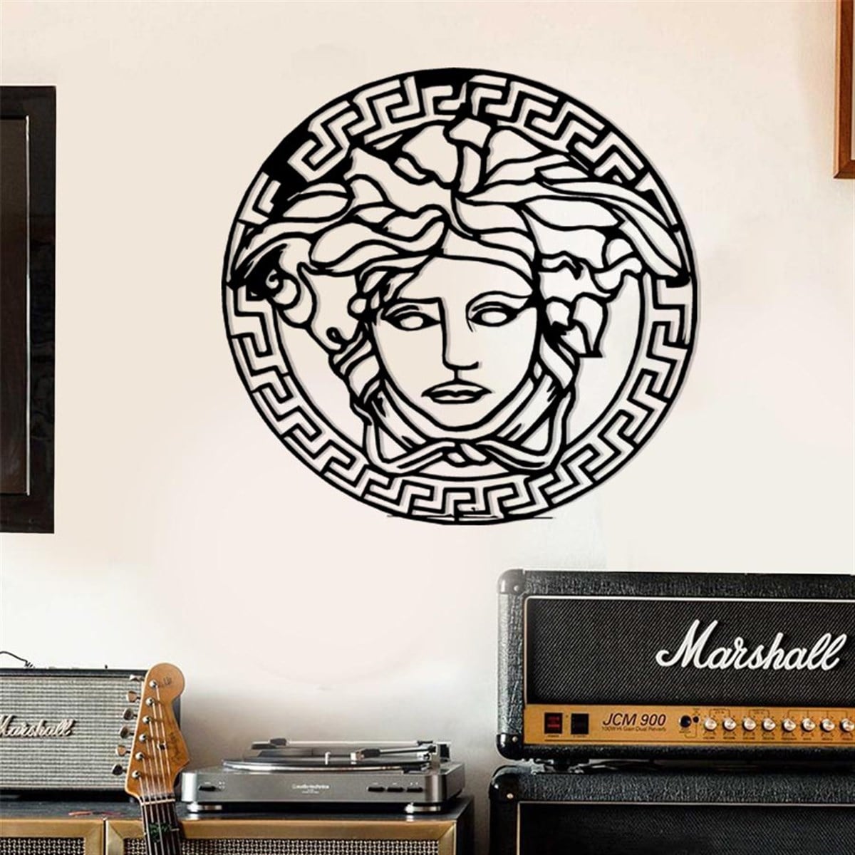 Medusa Décoration Murale Metallique