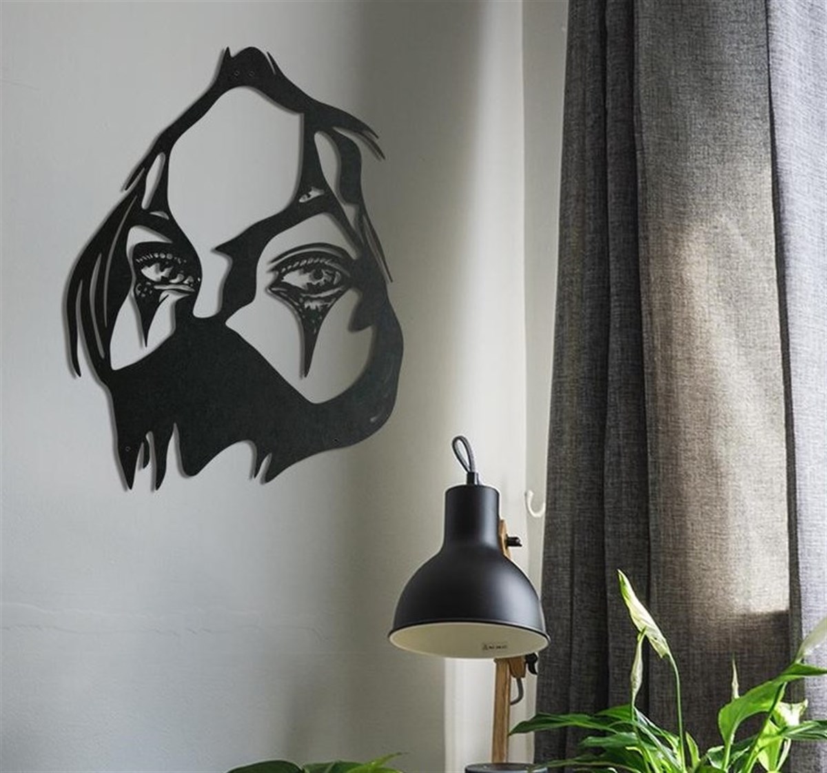 Ninja Décoration Murale en Métal