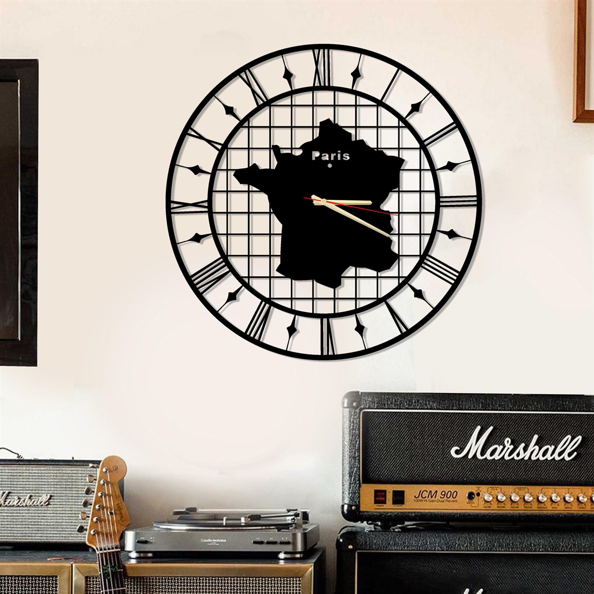 Paris-2 Horloge Murale