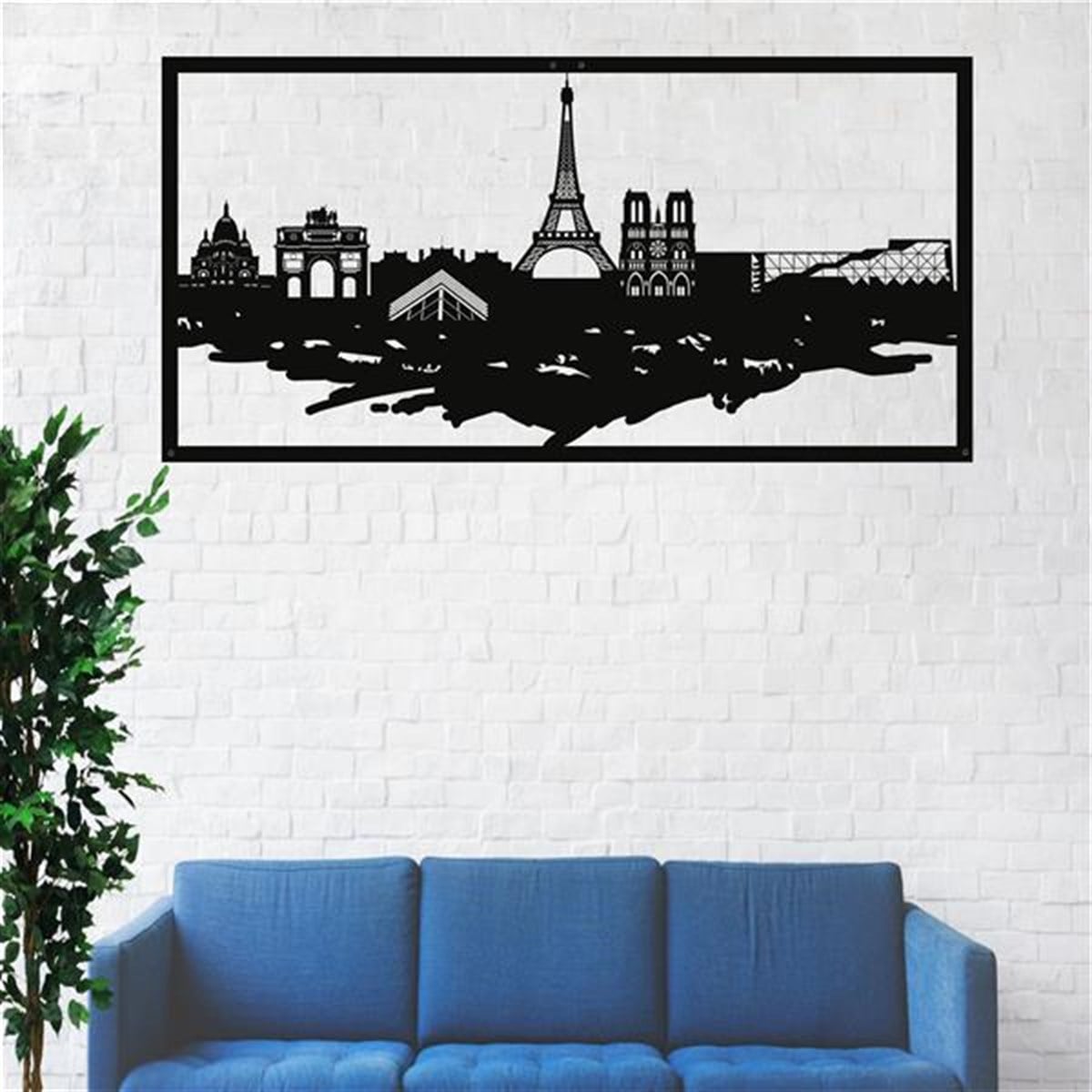 Paris Décoration Murale en Métal