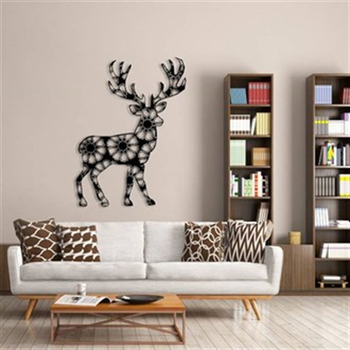 Rudolph Décoration Murale Metallique