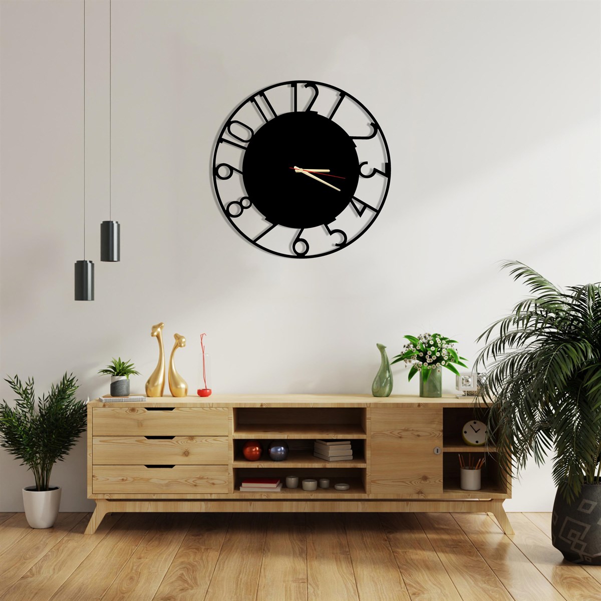 Salcedoo Horloge Murale
