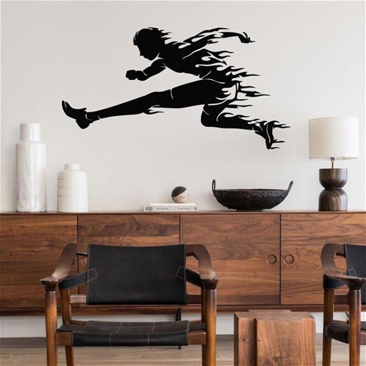 Sprinter Décoration Murale en Métal