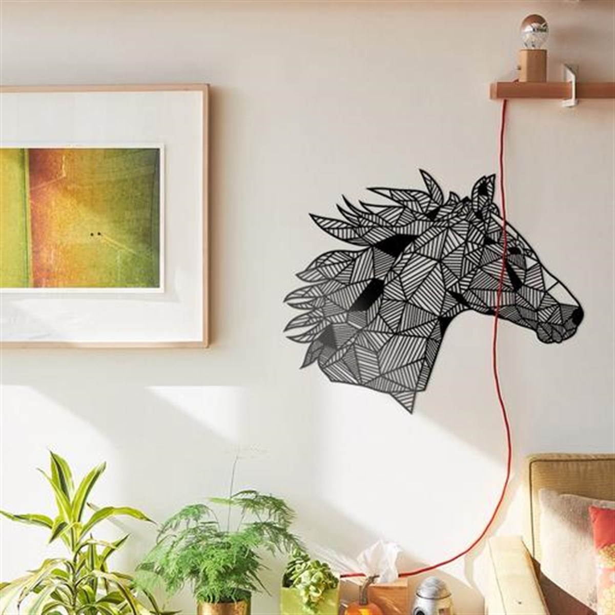 The Wind Décoration Murale en Métal