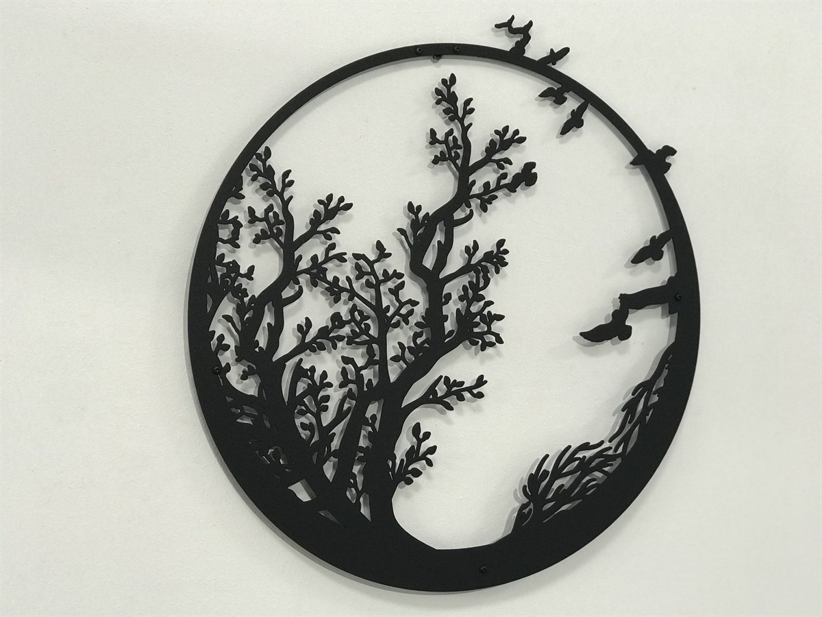 Tree Of Life 4 Décoration Murale en Métal