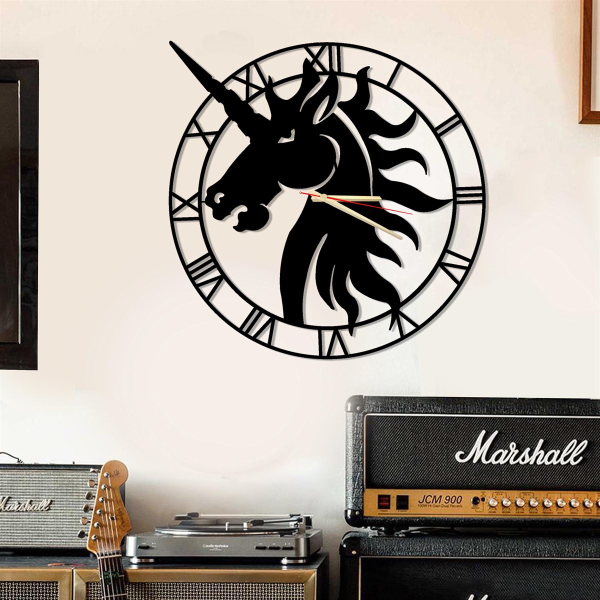 Unicorn Horloge Murale