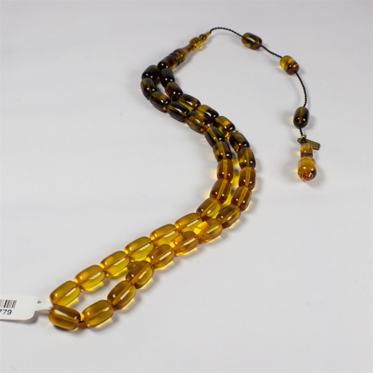 Fares İmzalı Zar Kehribar Tesbih