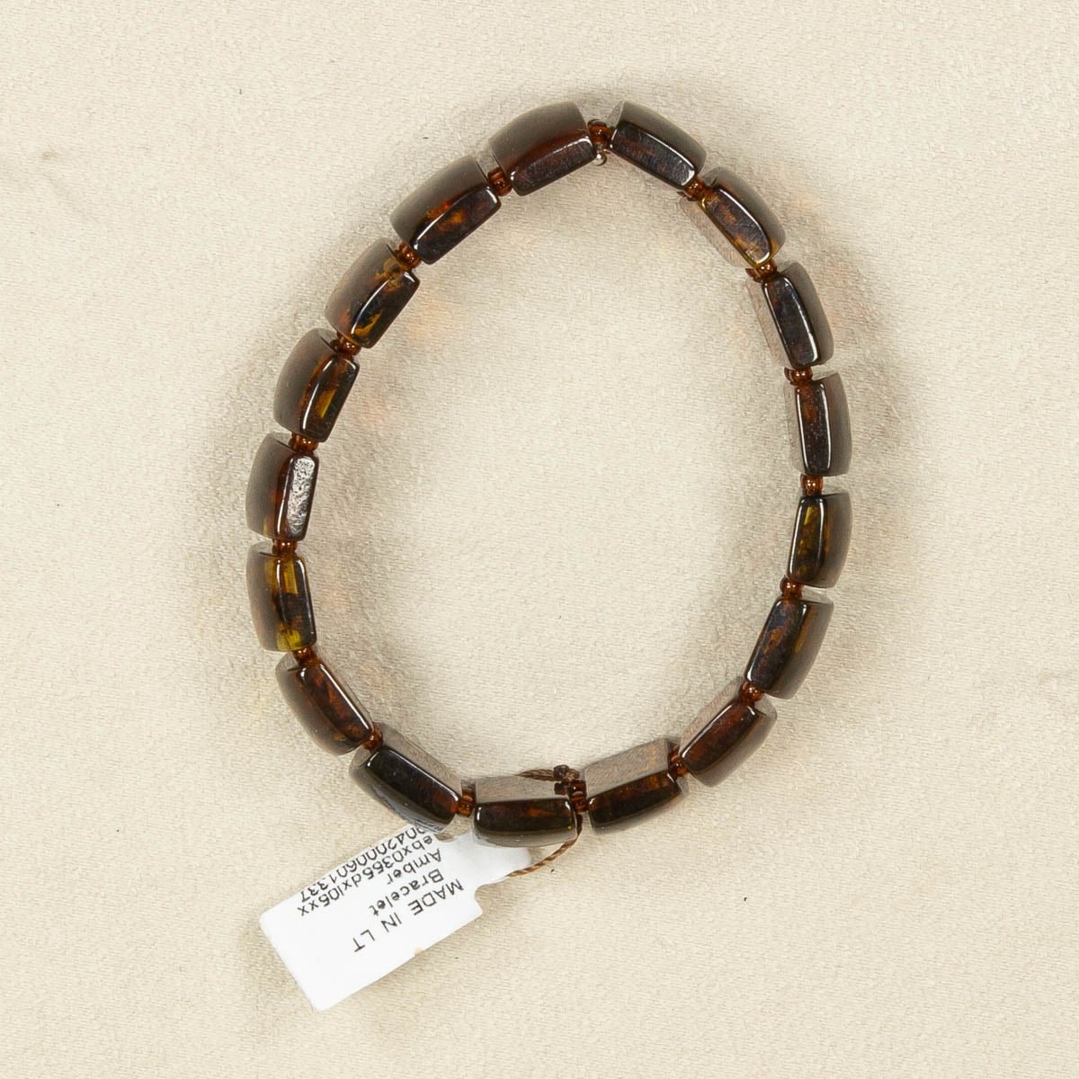 Fosilli Baltık Damla Kehribar Rolex Yetişkin Unisex Bileklik blk0003