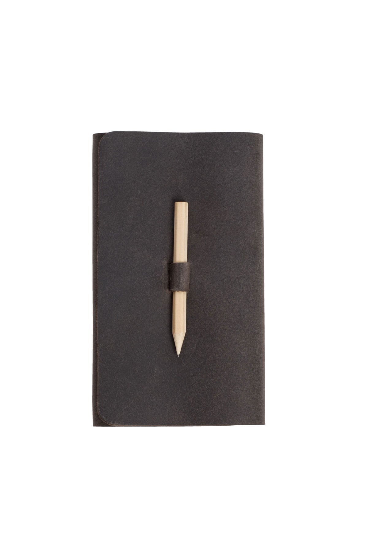 Milan Deri Küçük Defter Gri